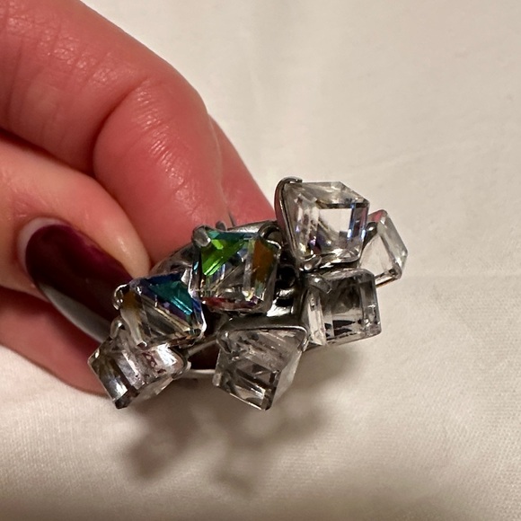 Swarovski Silver and Multicolor Crystal Ring - Picture 4 of 5